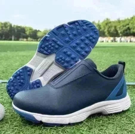 GolfThing Zen Zipper spikeless golf trainers with breathable mesh and zipper closure