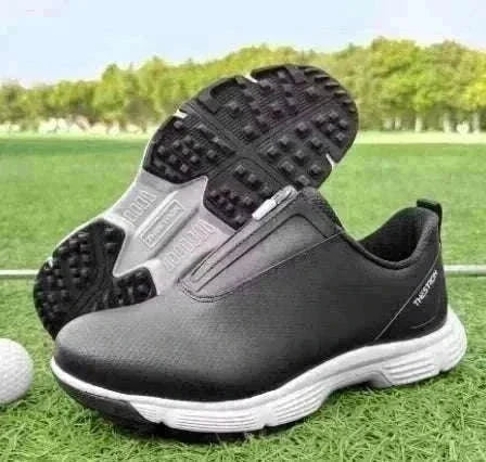 GolfThing Zen Zipper spikeless golf trainers with zipper closure