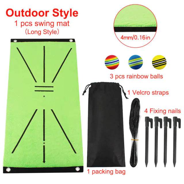 Golf Swing Trainer Astro Turf Mat