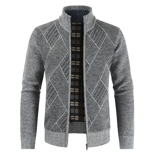 GolfThing Heritage Zip Golf Fleece - Light Grey