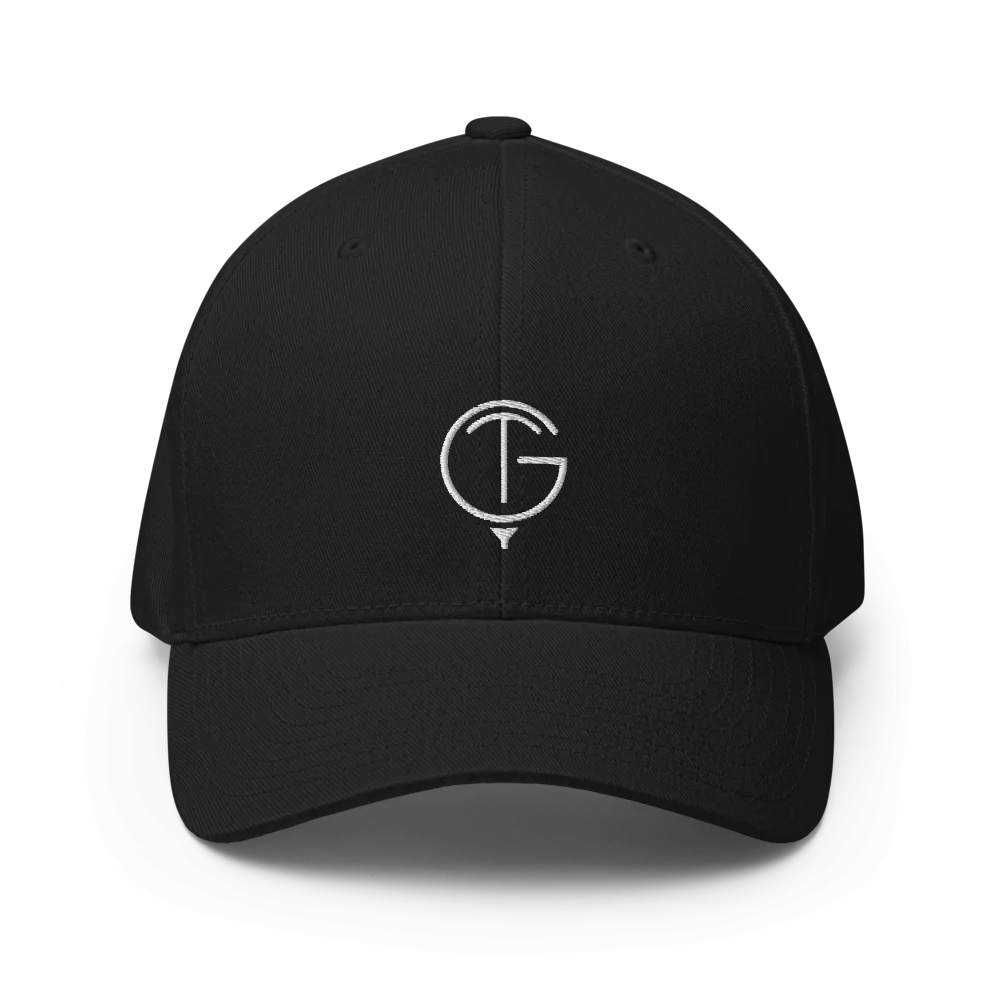 GolfThing Closed-Back Structured Golf Cap | Flexfit Blue