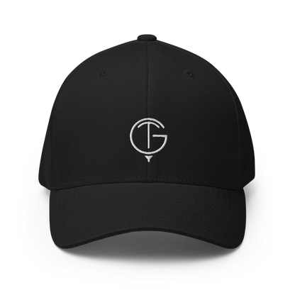 GolfThing Closed-Back Structured Golf Cap | Flexfit Blue