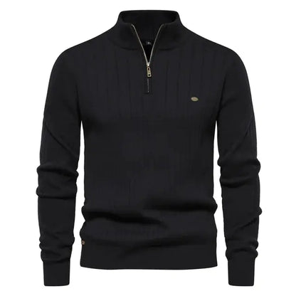 GolfThing High-Quality Club Knit Golf Sweater - Brown