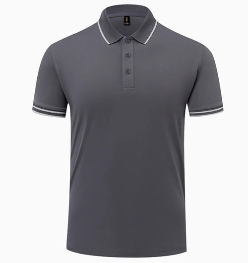 GolfThing PureForm Golf Polo Shirt Dark Grey - High Quality Breathable Polyester