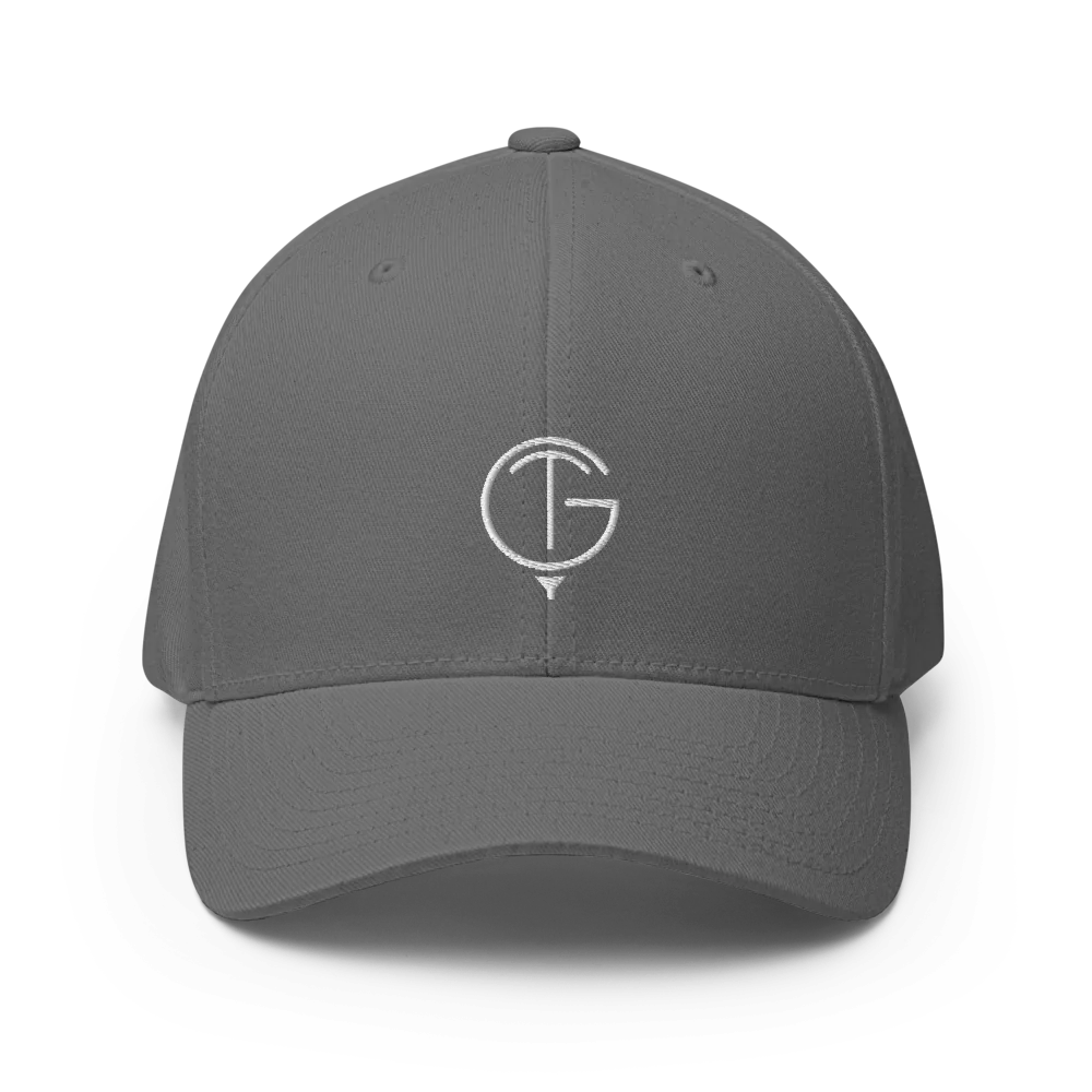 GolfThing Closed-Back Structured Golf Cap | Flexfit Blue