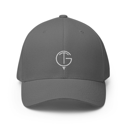 GolfThing Closed-Back Structured Golf Cap | Flexfit Blue