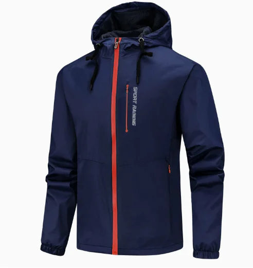 GolfThing Breathable Waterproof Golf Windbreaker/Jacket - Navy