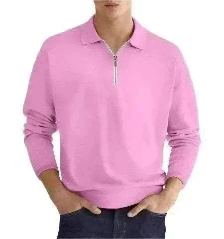 Men's Elite Fit Quarter Zip Golf Jumper moisture wicking pullover