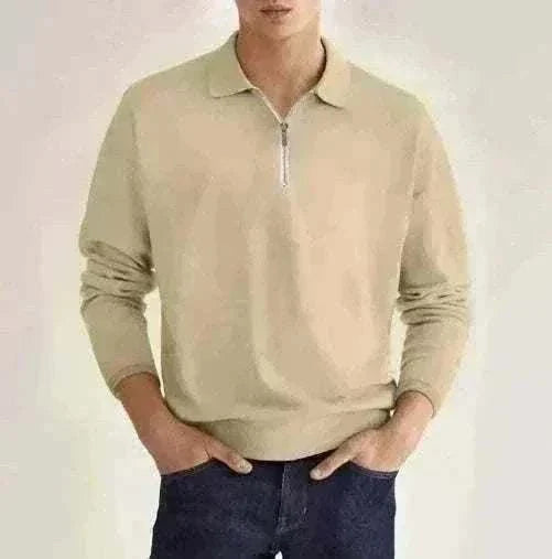 Men’s Elite Fit Quarter Zip Jumper in black breathable fabric