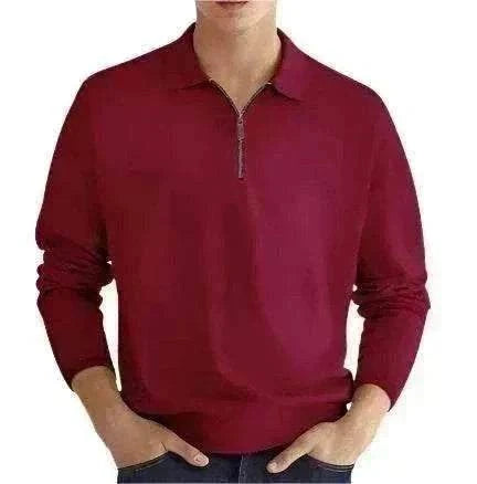 Men's Elite Fit Quarter Zip Jumper in breathable moisture-wicking fabric