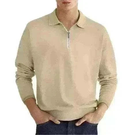 Men's quarter zip moisture-wicking golf jumper by GolfThing