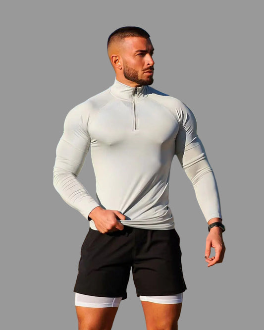 GolfThing High Stretch Quarter Zip Sport Jumper - Quick Dry