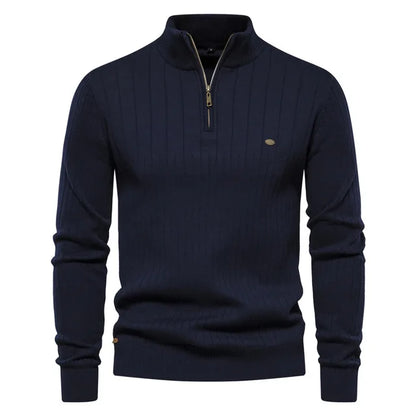 GolfThing High-Quality Club Knit Golf Sweater - Brown