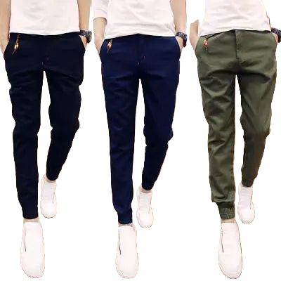 GolfThing Soft Cotton Cuffed Trousers