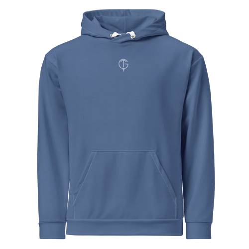 Men's PureForm Golf Hoodie - Blue White Detailing