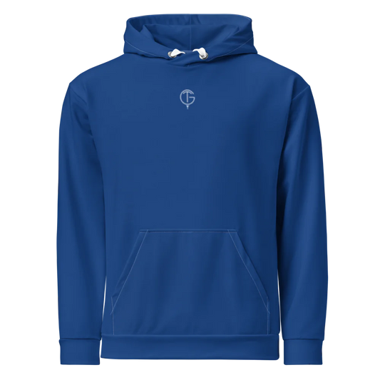 Men's PureForm Golf Hoodie - Dark Blue White Detailing