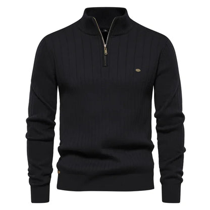 GolfThing High-Quality Club Knit Golf Sweater - Brown
