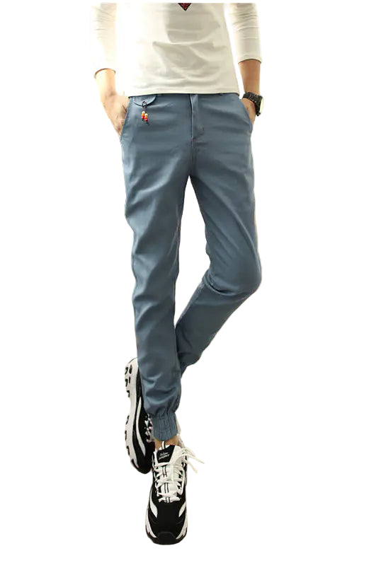 GolfThing Soft Cotton Cuffed Trousers