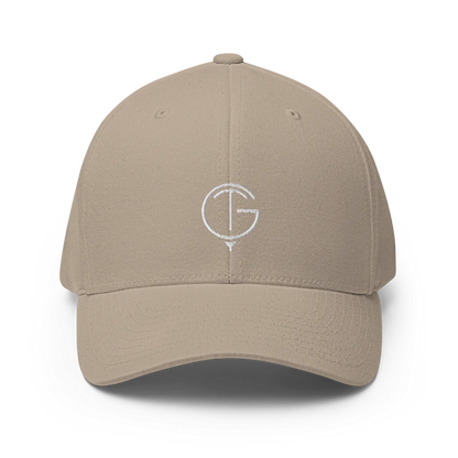 GolfThing Closed-Back Structured Golf Cap | Flexfit Blue