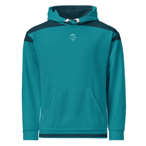 GolfThing PureForm Golf Hoodie - Green Navy