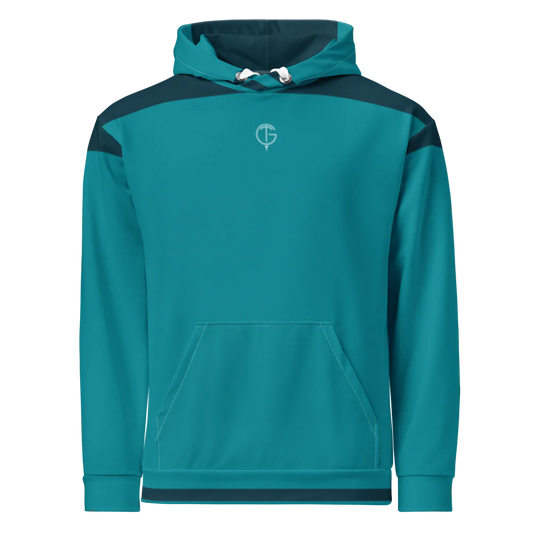 GolfThing PureForm Golf Hoodie - Green Navy